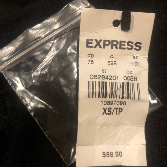 Express | Lace Peplum Top - Picture 4 of 7